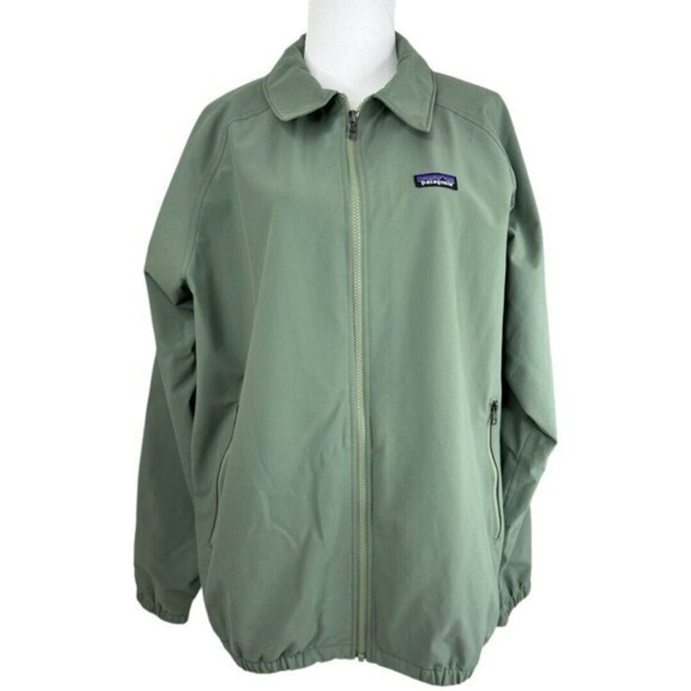 Patagonia Baggies Jacket Mens XL Hemlock Green Full Zip‎ Windbreaker Minimalist